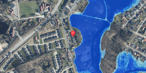 Oversvømmelsesrisiko fra vandløb på Lysbrogade 42C, . , 8600 Silkeborg