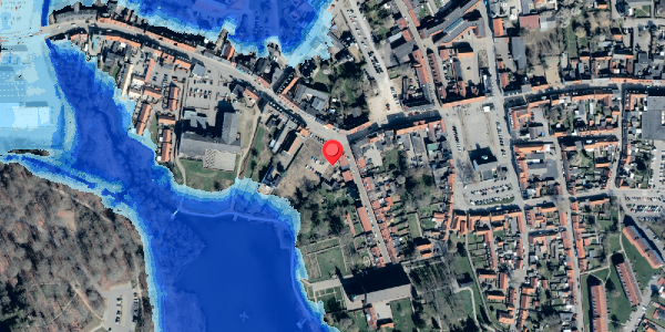 Oversvømmelsesrisiko fra vandløb på Vestergade 13, 4930 Maribo