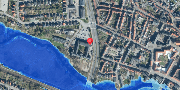 Oversvømmelsesrisiko fra vandløb på Engstien 1, . , 6000 Kolding