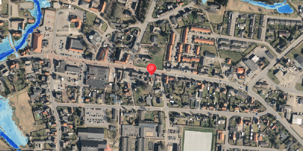 Oversvømmelsesrisiko fra vandløb på Algade 27, 5683 Haarby