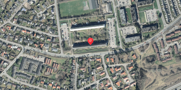 Oversvømmelsesrisiko fra vandløb på Byskov Alle 9, 4200 Slagelse
