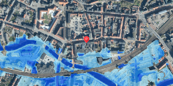 Oversvømmelsesrisiko fra vandløb på Helligkorsgade 8, . , 6000 Kolding