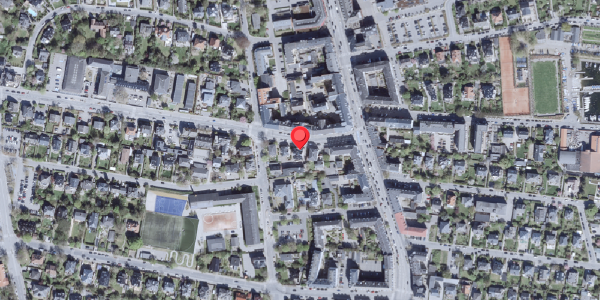 Oversvømmelsesrisiko fra vandløb på Hellerupvej 5, 2900 Hellerup