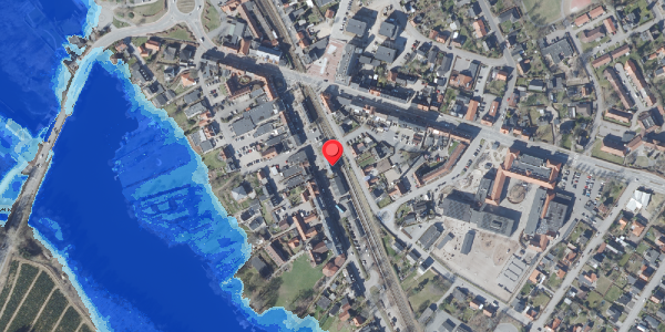 Oversvømmelsesrisiko fra vandløb på Klostervej 3, 8680 Ry