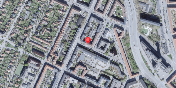 Oversvømmelsesrisiko fra vandløb på Nitivej 5, . , 2000 Frederiksberg