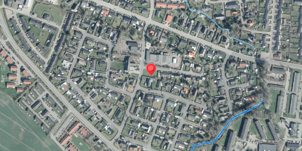 Oversvømmelsesrisiko fra vandløb på Havrevænget 2, 4293 Dianalund