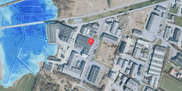 Oversvømmelsesrisiko fra vandløb på Industrivej 6, 7830 Vinderup
