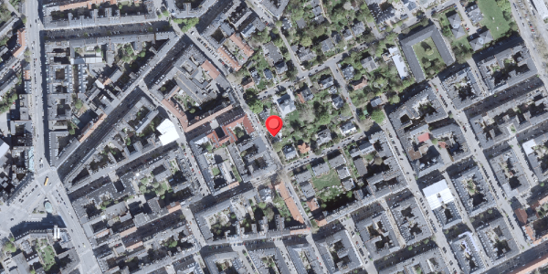 Oversvømmelsesrisiko fra vandløb på Rosenvængets Sideallé 6, 2100 København Ø