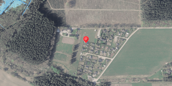 Oversvømmelsesrisiko fra vandløb på Granholt 66, 8370 Hadsten