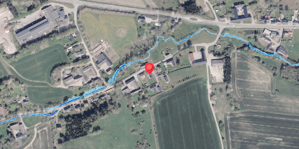 Oversvømmelsesrisiko fra vandløb på Fillerupvej 21A, 8300 Odder
