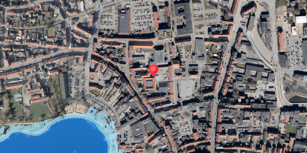 Oversvømmelsesrisiko fra vandløb på Gravene 16A, . , 6100 Haderslev