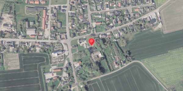 Oversvømmelsesrisiko fra vandløb på Rigtrupvej 4F, 8370 Hadsten