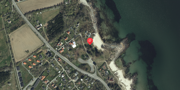 Oversvømmelsesrisiko fra vandløb på Gilbertstræde 13A, 3770 Allinge