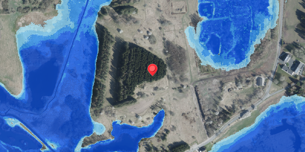 Oversvømmelsesrisiko fra vandløb på Bjergvej 83B, 4100 Ringsted