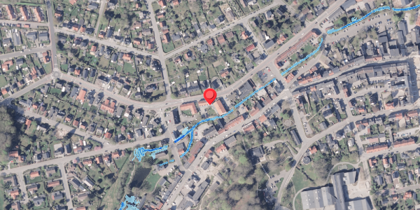 Oversvømmelsesrisiko fra vandløb på Nørregade 59H, . , 8300 Odder