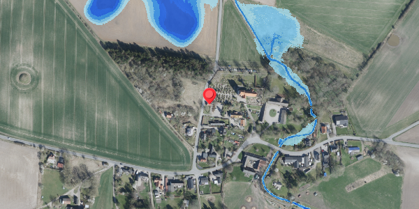 Oversvømmelsesrisiko fra vandløb på Kastrupvej 10, 4100 Ringsted