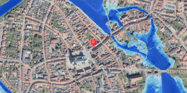 Oversvømmelsesrisiko fra vandløb på Overdammen 3, . , 6760 Ribe