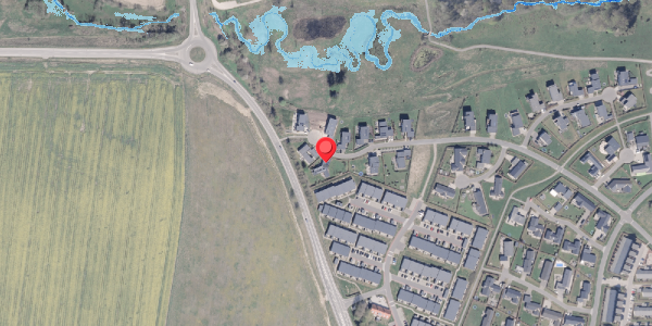 Oversvømmelsesrisiko fra vandløb på Overskov 21, 8300 Odder
