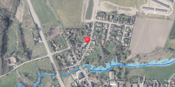 Oversvømmelsesrisiko fra vandløb på Ågade 3, 8380 Trige