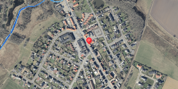 Oversvømmelsesrisiko fra vandløb på Storegade 32, 6855 Outrup
