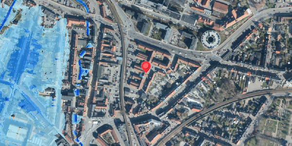 Oversvømmelsesrisiko fra vandløb på Gulkrog 9, 7100 Vejle