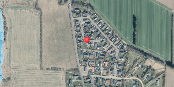 Oversvømmelsesrisiko fra vandløb på Blæsbjergvej 12, 7800 Skive
