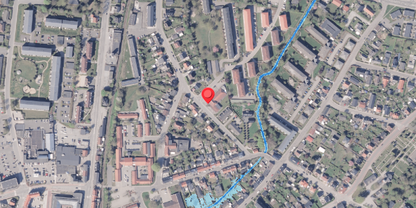 Oversvømmelsesrisiko fra vandløb på Kildegade 6A, 8300 Odder
