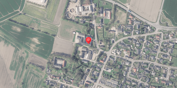 Oversvømmelsesrisiko fra vandløb på Byvej 8A, 8370 Hadsten