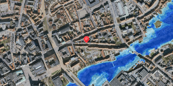 Oversvømmelsesrisiko fra vandløb på Nedergade 12, . , 5000 Odense C