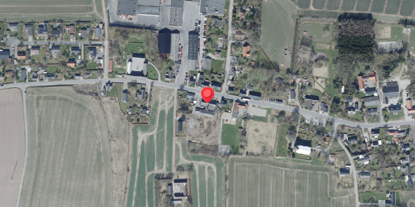 Oversvømmelsesrisiko fra vandløb på Vittenvej 85, 8382 Hinnerup