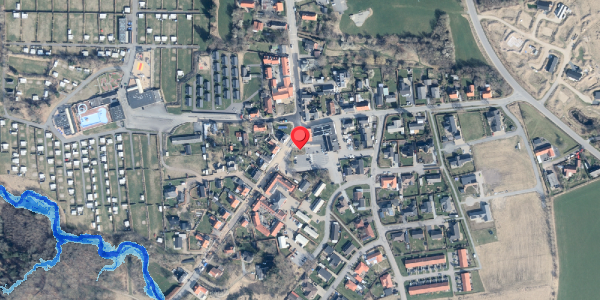 Oversvømmelsesrisiko fra vandløb på Tannisbugtvej 36, 9881 Bindslev