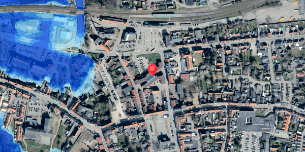 Oversvømmelsesrisiko fra vandløb på Jernbanegade 7, 4930 Maribo