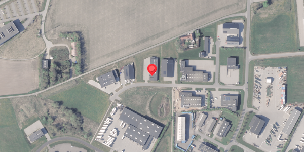 Oversvømmelsesrisiko fra vandløb på Rho 14, 8382 Hinnerup