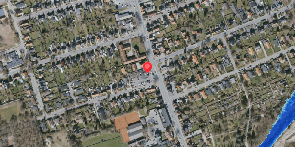 Oversvømmelsesrisiko fra vandløb på Dalumvej 77, 5250 Odense SV