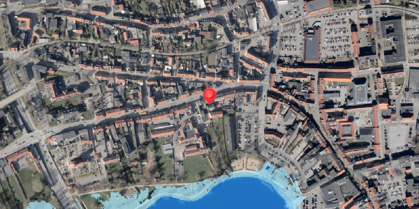 Oversvømmelsesrisiko fra vandløb på Storegade 47A, 6100 Haderslev