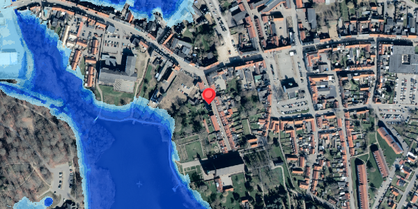 Oversvømmelsesrisiko fra vandløb på Klostergade 4, . , 4930 Maribo