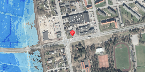Oversvømmelsesrisiko fra vandløb på Ringvejen 1, . , 8500 Grenaa