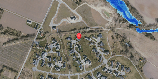 Oversvømmelsesrisiko fra vandløb på Hustomten 13, 5800 Nyborg