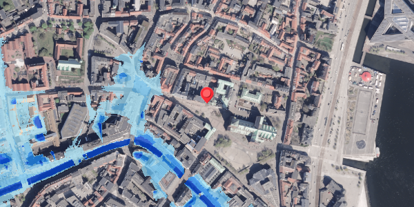 Oversvømmelsesrisiko fra vandløb på Store Torv 6, 2. , 8000 Aarhus C