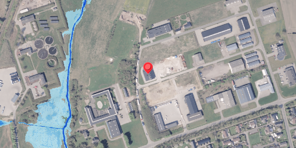 Oversvømmelsesrisiko fra vandløb på Jernaldervej 13, 8300 Odder