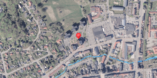 Oversvømmelsesrisiko fra vandløb på Teglbakken 7, 8300 Odder