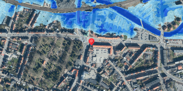 Oversvømmelsesrisiko fra vandløb på Sydbanegade 2A, . , 6000 Kolding