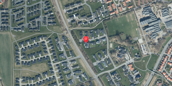 Oversvømmelsesrisiko fra vandløb på Bundsgaard 21, 7080 Børkop