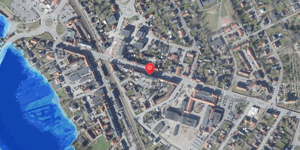 Oversvømmelsesrisiko fra vandløb på Skanderborgvej 24, 8680 Ry