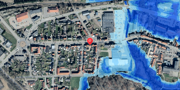 Oversvømmelsesrisiko fra vandløb på Vesterbrogade 23, . , 4930 Maribo