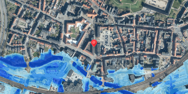 Oversvømmelsesrisiko fra vandløb på Bredgade 6C, 6000 Kolding