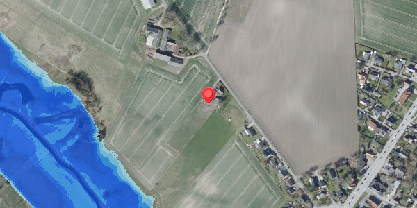 Oversvømmelsesrisiko fra vandløb på Ømarksvej 17, 4100 Ringsted