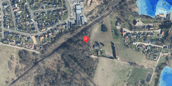Oversvømmelsesrisiko fra vandløb på Oddervej 16, 8600 Silkeborg