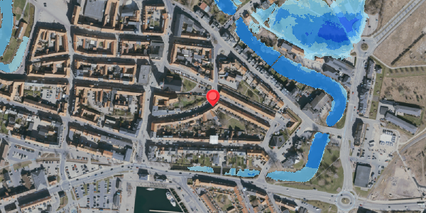 Oversvømmelsesrisiko fra vandløb på Skippergade 28, . , 5800 Nyborg