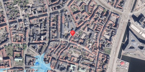 Oversvømmelsesrisiko fra vandløb på Studsgade 6, . , 8000 Aarhus C